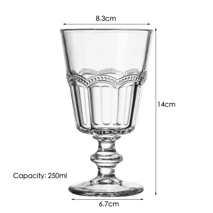 Vintage-style Elegant Wine Glass - Image 7