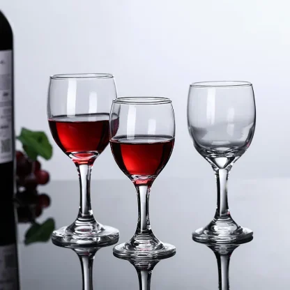 Thick Stem Elegant Wine Glass - Image 3