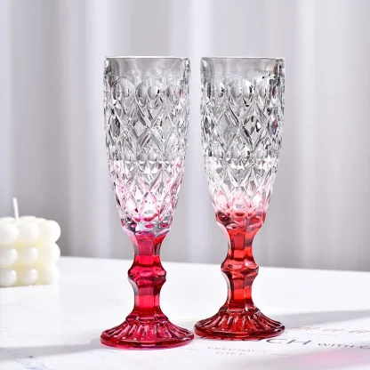 Luxury Thick Gradient Wine Glass - Image 5