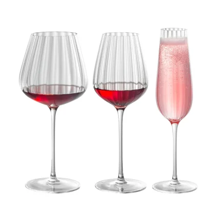 Elegant Ripple Wine Glasses - Image 6