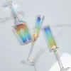 Rainbow Champagne Wine Glasses - Image 6