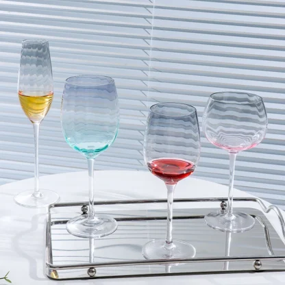 Champagne Gradient Color Wine Glasses - Image 2