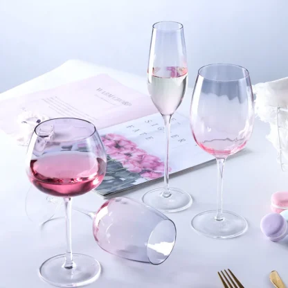 Champagne Gradient Color Wine Glasses - Image 4