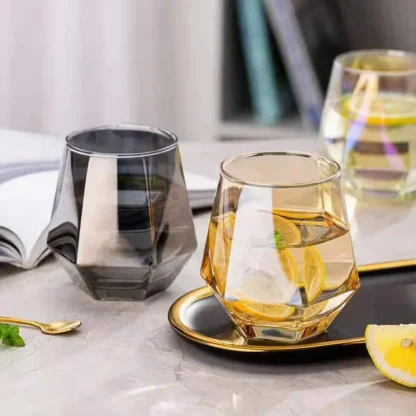 Stemless Iridescent Wine Glasses - Image 6
